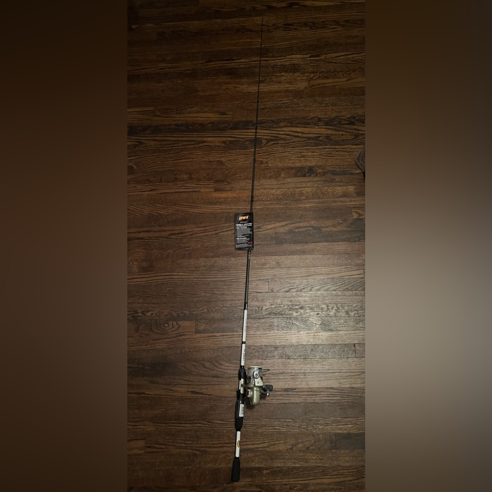 brand new fishing pole and reel